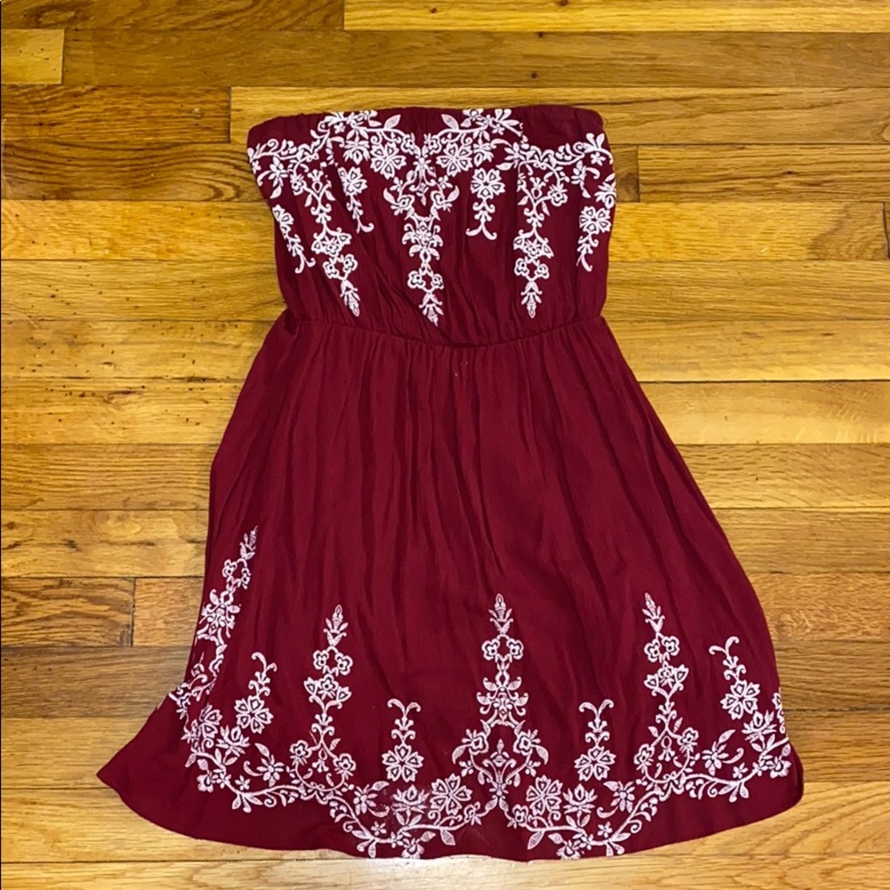 Strapless dress